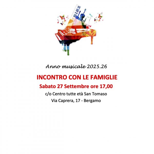 Incontro con le Famiglie