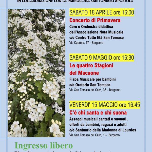 Eventi Primavera 2026